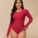 Body Reductor Valiente Rojo burdeos